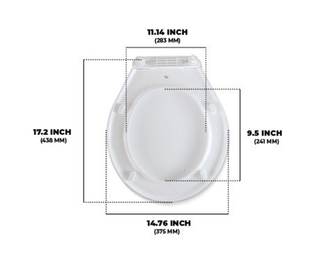 TMC - Deluxe Size - Toilet Seat with Cover